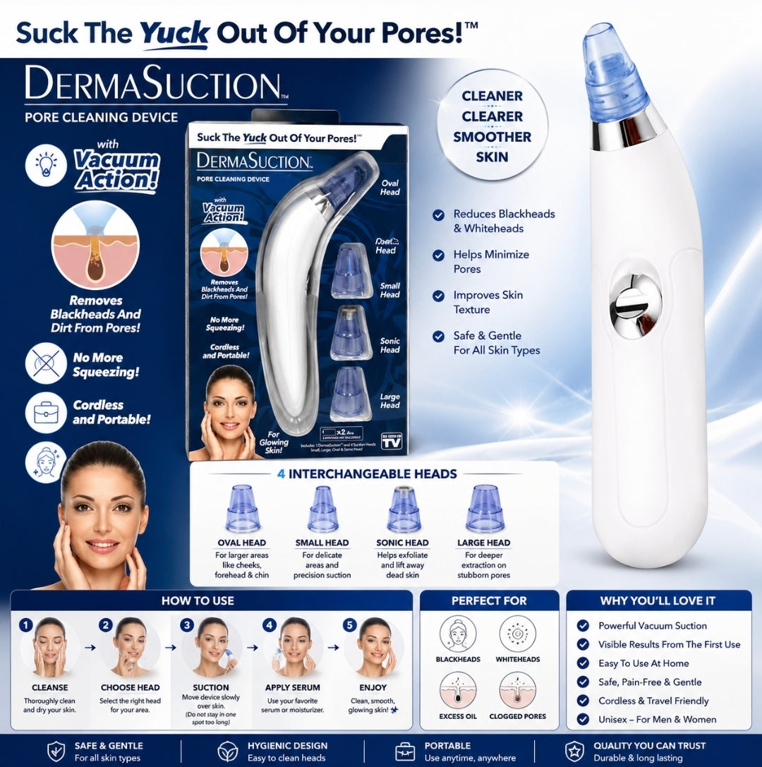 DERMA SUCTION blackheads remover.