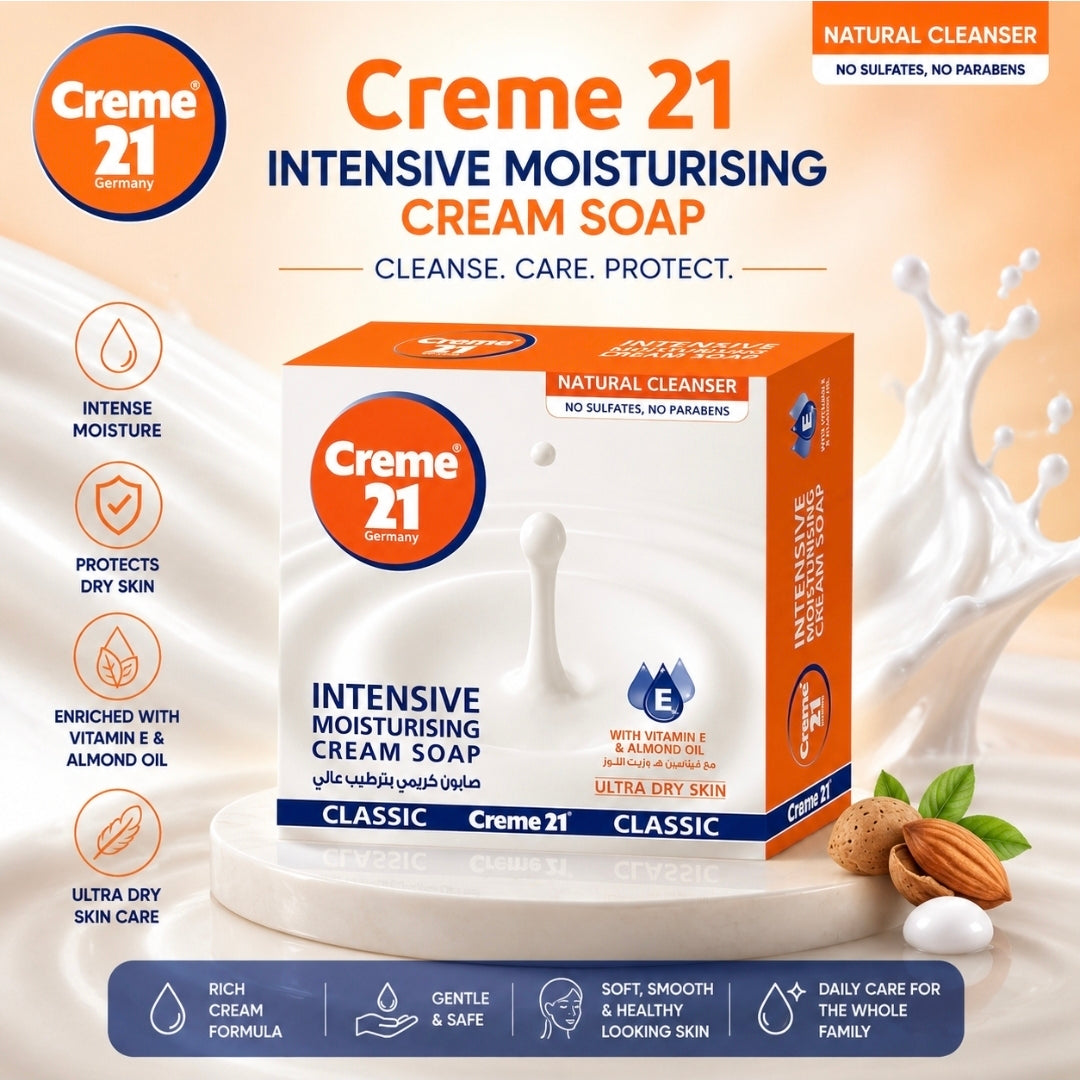 cream 21 soap int mosist 125g