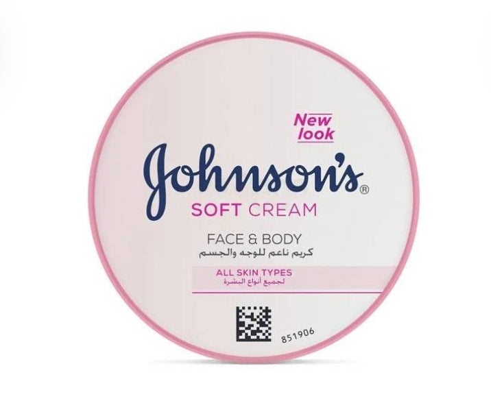 Johnsons Soft Cream Face and Body 100g