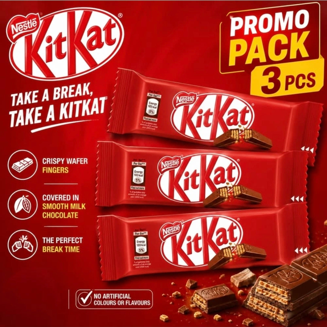 Kit kat chocolate 2 finger pack 3