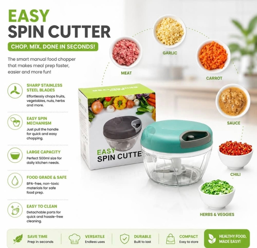 Vegetable Chopper and Spinner