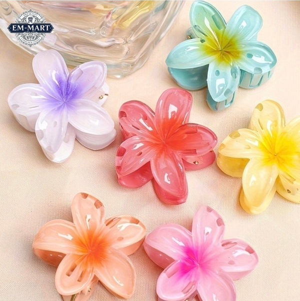 Small araliya hair clips 4pcs