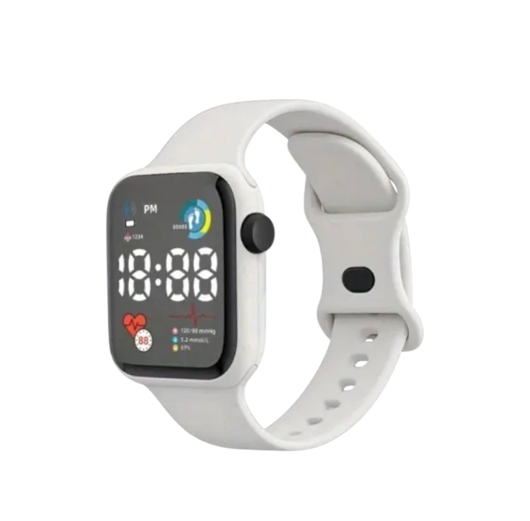 Smart watch color white
