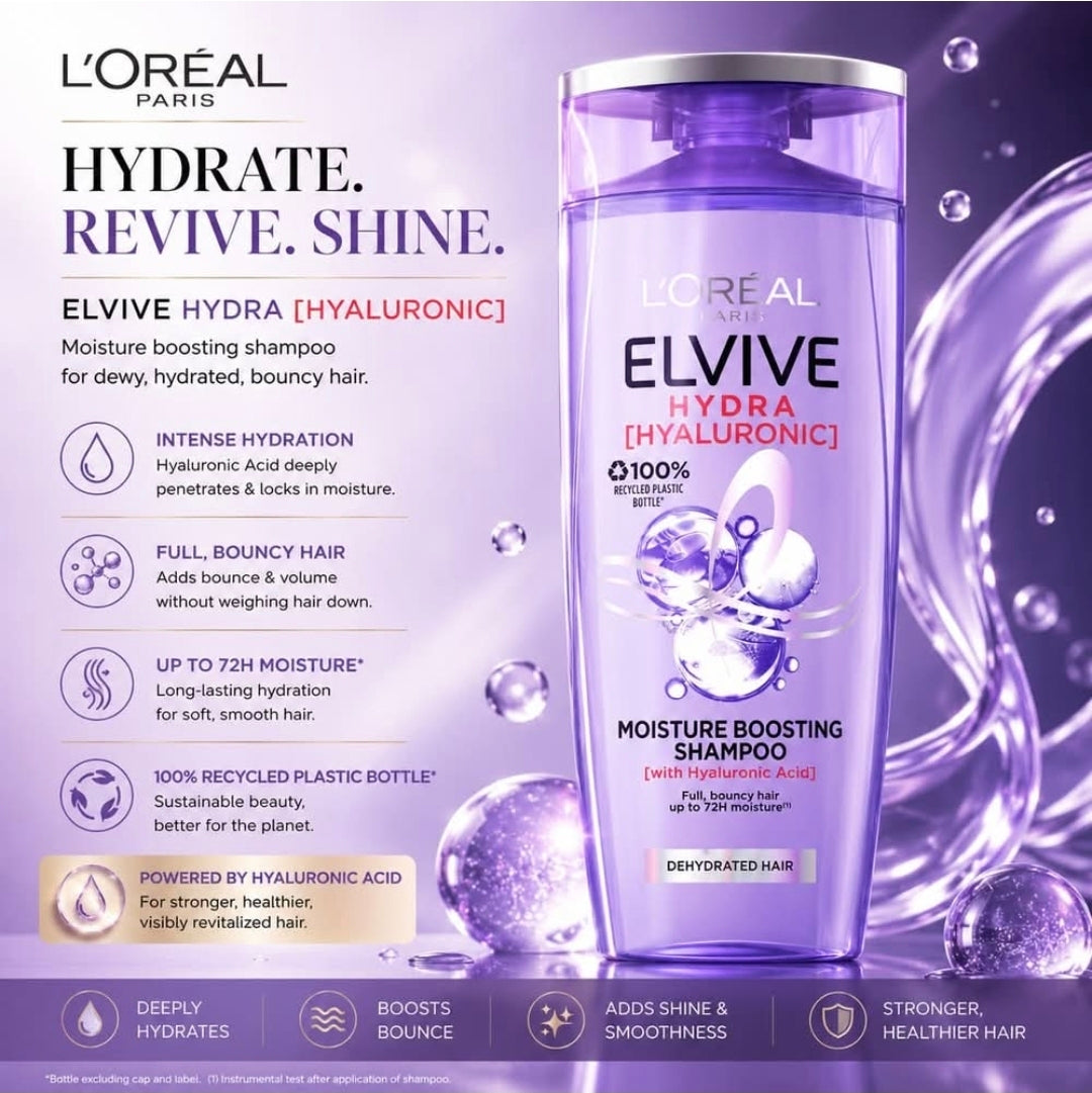 LOREAL ELVIVE HYALURON SHAMPOO 400ML