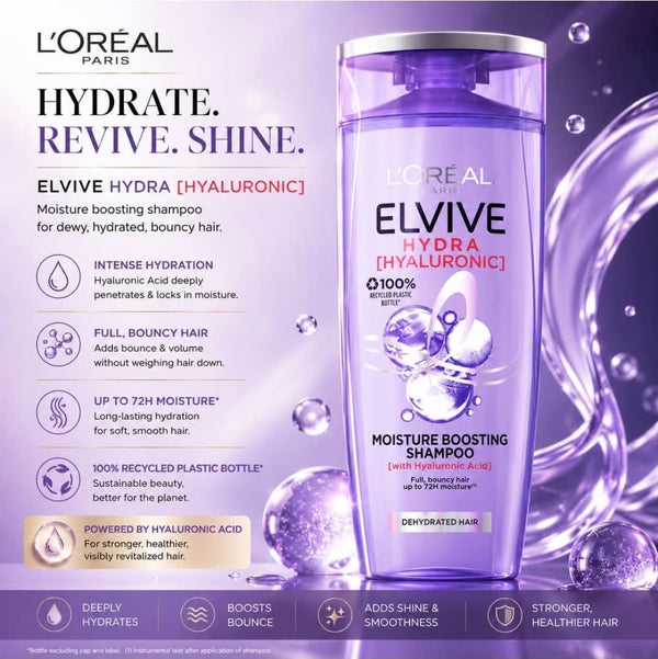 LOREAL ELVIVE HYALURON SHAMPOO 400ML