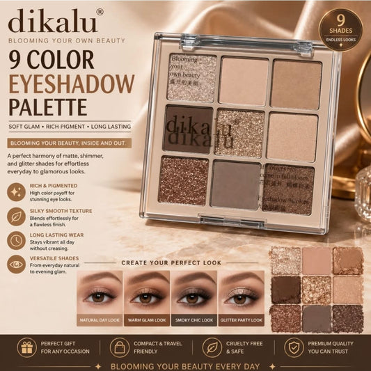 Dikalu eyeshadow 9 color