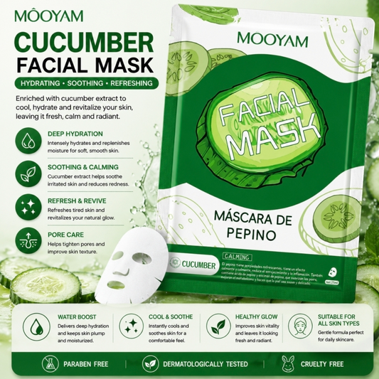 MÔOYAM CUCUMBER faceial mask