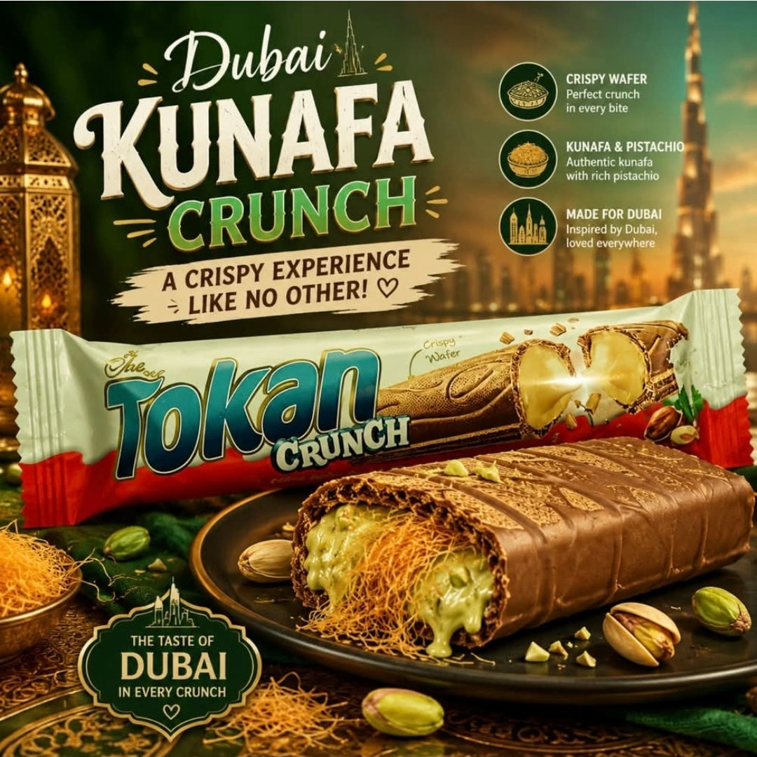 Tokan dubai kunafa chocolate crunchy