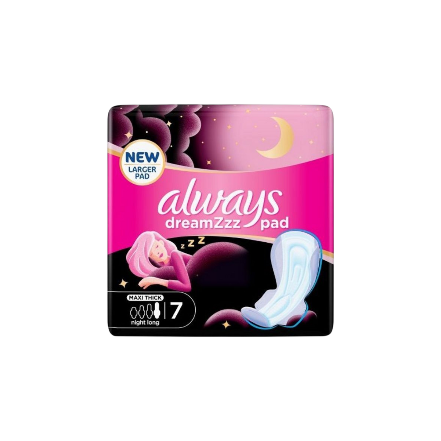 ALWAYS SENSITIVE NIGHT 7 PADS