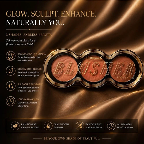 Blusher 3 colors