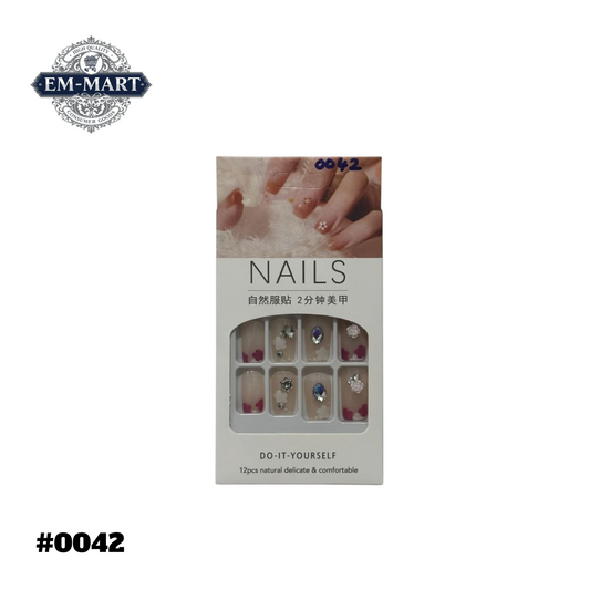 NAILS 12pcs natural delicate & comfortable 0042