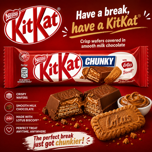Kit Kat Chunky Lotus 41.5 Gm