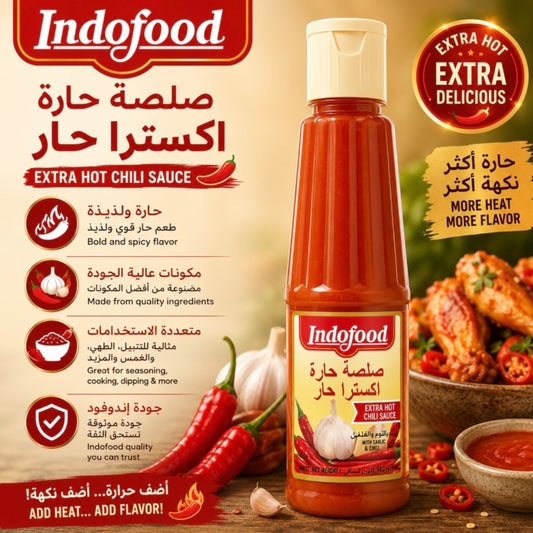 Indofood extra hot chily Sauce 140 ml
