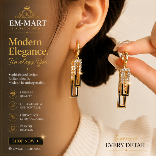 jewellery box shape earring