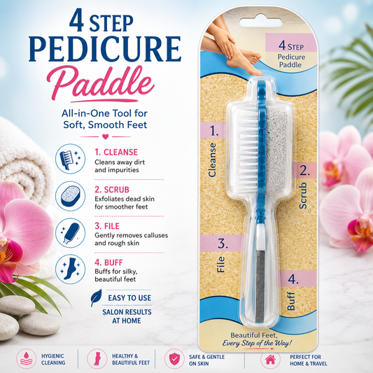 4 step PEdiCURE PAddle