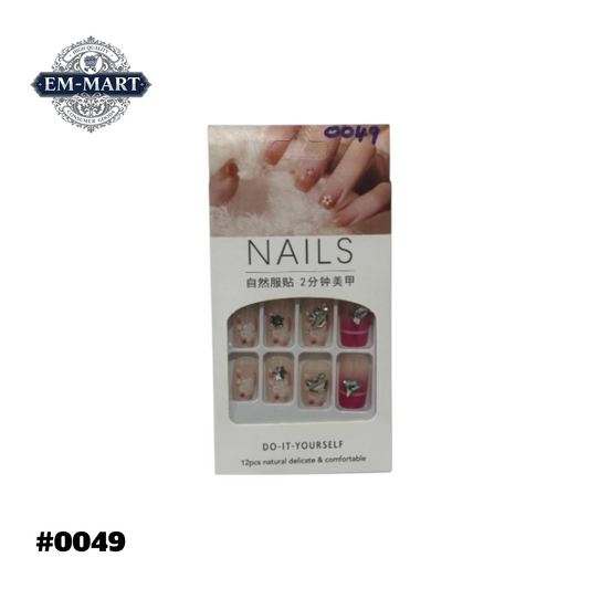 NAILS 12pcs natural delicate & comfortable 0049