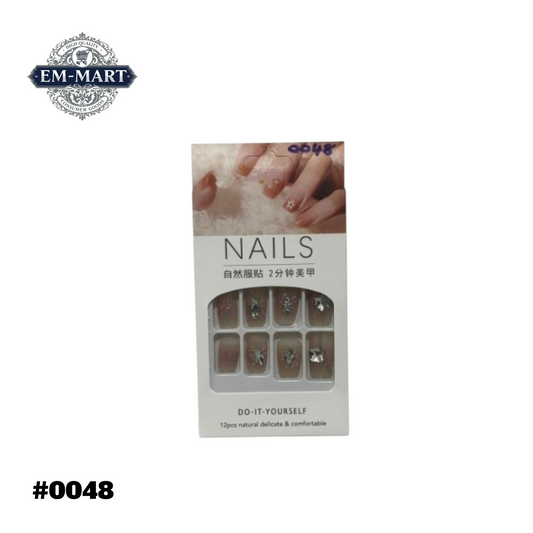 NAILS 12pcs natural delicate & comfortable 0048