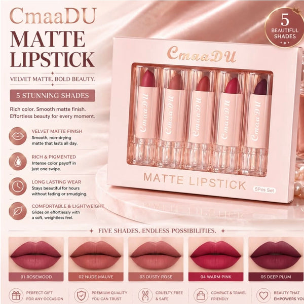 Emaa Du buteay lipstik 5 color