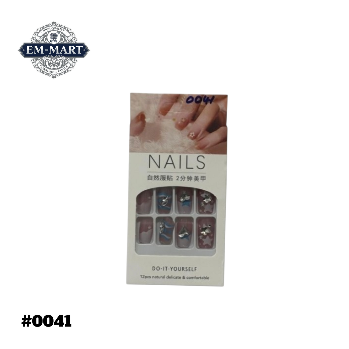 NAILS 12pcs natural delicate & comfortable 0041