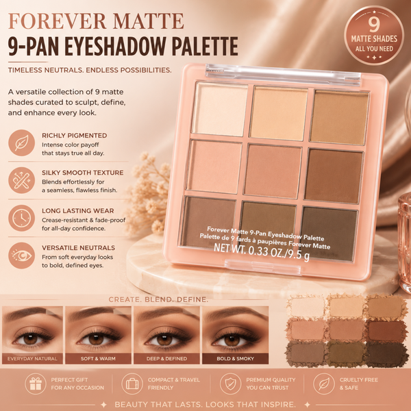 Mugleen 9 color eyeshadow